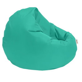 Atelier Del Sofa 100 Cushion Pouf Puff de Jardín Exterior Turquesa Impermeable Poliéster 100cm x 100cm