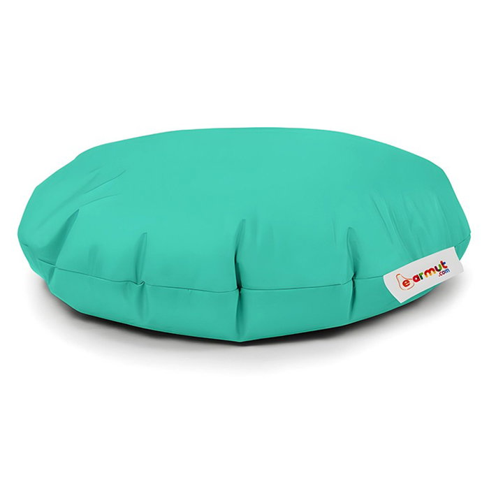 Atelier Del Sofa 100 Cushion Pouf Puff de Jardín Exterior Turquesa Impermeable Poliéster 100cm x 100cm Atelier Del Sofa 100 Cushion Pouf Puff de Jardín Exterior Turquesa Impermeable Poliéster 100cm x 100cm