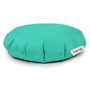 Atelier Del Sofa 100 Cushion Pouf Puff de Jardín Exterior Turquesa Impermeable Poliéster 100cm x 100cm