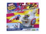 Hasbro Marvel Stunt Squad Capitán América vs. Thanos Tower Smash Juego para Niños +4 Años