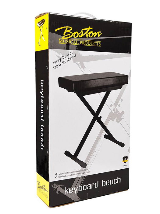 Boston Banqueta Modelo X Negro OB-80 Boston Banqueta Modelo X Negro OB-80
