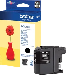 Brother LC121BK Cartucho de Tinta Negro Original