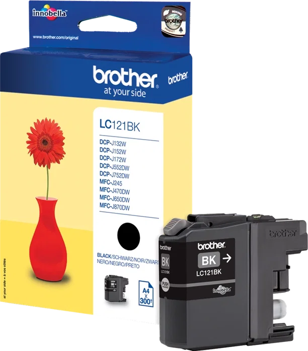 Brother LC121BK Cartucho de Tinta Negro Original Brother LC121BK Cartucho de Tinta Negro Original