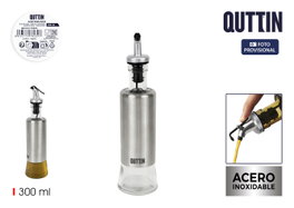 Inde Aceitera Quttin Inox 300ml (Pack de 12 Unidades)