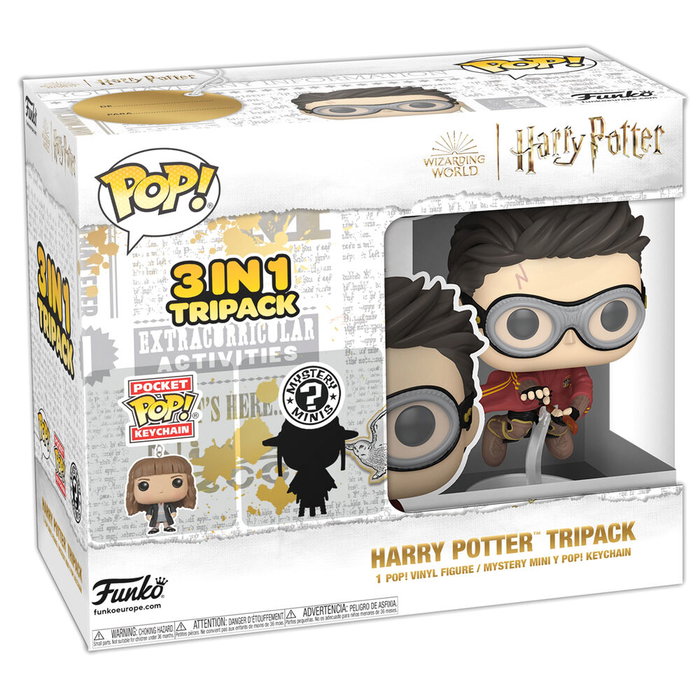 FUNKO Tripack POP + Mystery Mini + Keychain Harry Potter FUNKO Tripack POP + Mystery Mini + Keychain Harry Potter