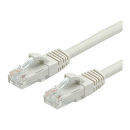 VALUE Cable de Red Cat.6A U/UTP (UTP) Patchkabel Clase EA Gris 1.5 m