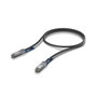 Ubiquiti UACC-DAC-QSFP28-0.5M Cable de conexión directa QSFP28 a QSFP28, 0,5 m, Negro