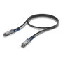 Ubiquiti UACC-DAC-QSFP28-0.5M Cable de conexión directa QSFP28 a QSFP28, 0,5 m, Negro