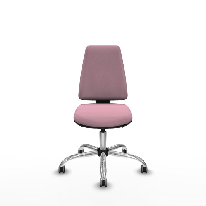 PIQUERAS Y CRESPO Silla de oficina Elche Rosa con mecanismo Asincro