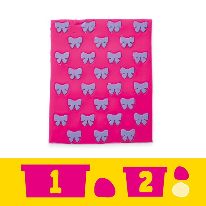 Play-Doh Set Barbie Volantes y Lazos G1361 - Juego de Manualidades para Vestir Muñecas con Plastilina y Moldes para Niños +5 Años