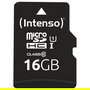 Intenso 3424470 Tarjeta MicroSD 16GB Clase 10 UHS-I U1 Resistente al Agua, Golpes y Temperatura - Incluye Adaptador SD