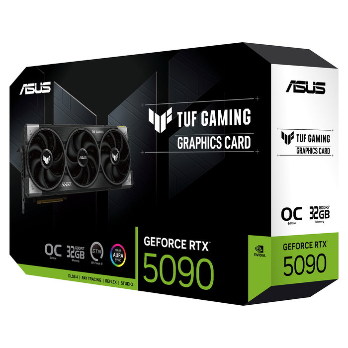ASUS TUF Gaming TUF-RTX5090-O32G-GAMING Tarjeta Gráfica NVIDIA GeForce RTX 5090 32 GB GDDR7 PCI Express 5.0 Resolución 7680 x 4320 ASUS TUF Gaming TUF-RTX5090-O32G-GAMING Tarjeta Gráfica NVIDIA GeForce RTX 5090 32 GB GDDR7 PCI Express 5.0 Resolución 7680 x 4320