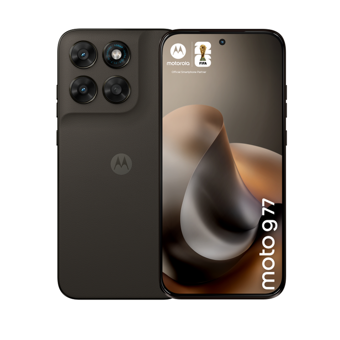 Motorola Moto G77 Smartphone 5G, 17.3 cm (6.8") Pantalla Extreme AMOLED 120Hz, 8GB RAM + 256GB, Cámara 108MP, Batería 5200 mAh, Android 16.0, Procesador MediaTek Dimensity, Negro
