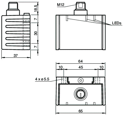 PEPPERL+FUCHS Sensor de aceleración y giróscopo ACX04-F99-I-V15