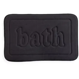 Today Alfombra de baño de espuma viscoelástica UTILITY - 40 x 60 cm - Negro