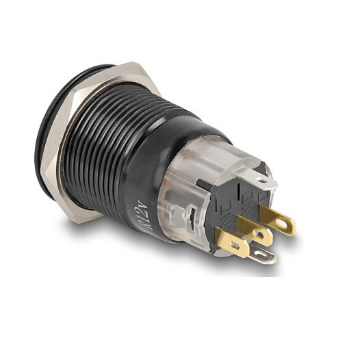 DeLOCK 22023 Interruptor pulsador con LED rojo y símbolo de encendido DeLOCK 22023 Interruptor pulsador con LED rojo y símbolo de encendido