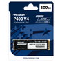 Patriot Memory P400 SSD M.2 2280 NVMe PCIe 4.0 500GB - Lectura 5000MB/s, Escritura 3000MB/s con Disipador de Calor