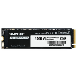 Patriot Memory P400 SSD M.2 2280 NVMe PCIe 4.0 500GB - Lectura 5000MB/s, Escritura 3000MB/s con Disipador de Calor
