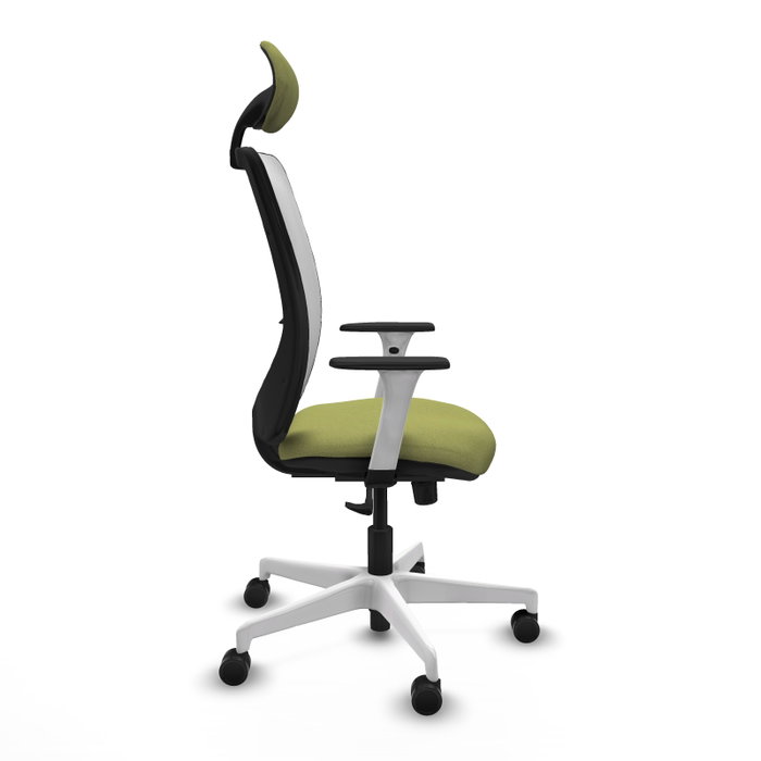 PIQUERAS Y CRESPO Silla de oficina Zulema Verde oliva con mecanismo Sincro PIQUERAS Y CRESPO Silla de oficina Zulema Verde oliva con mecanismo Sincro