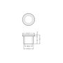 DeLOCK 60168 Cubierta antipolvo para toma Cinch, 10 unidades, negro