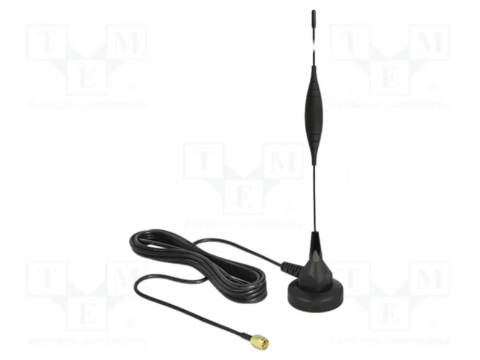 DeLOCK Antena GSM 12422 Omnidireccional con Conector SMA y Cable de 3 m DeLOCK Antena GSM 12422 Omnidireccional con Conector SMA y Cable de 3 m