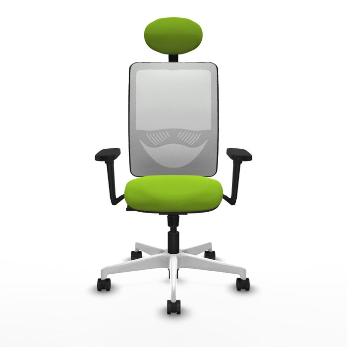 PIQUERAS Y CRESPO Silla de oficina Zulema con mecanismo Sincro, Pistacho y Blanco PIQUERAS Y CRESPO Silla de oficina Zulema con mecanismo Sincro, Pistacho y Blanco