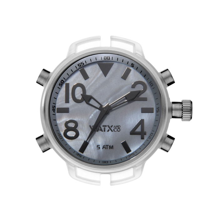 Reloj Unisex Watx & Colors RWA3708 Gris (Ø 49 mm) Reloj Unisex Watx & Colors RWA3708 Gris (Ø 49 mm)