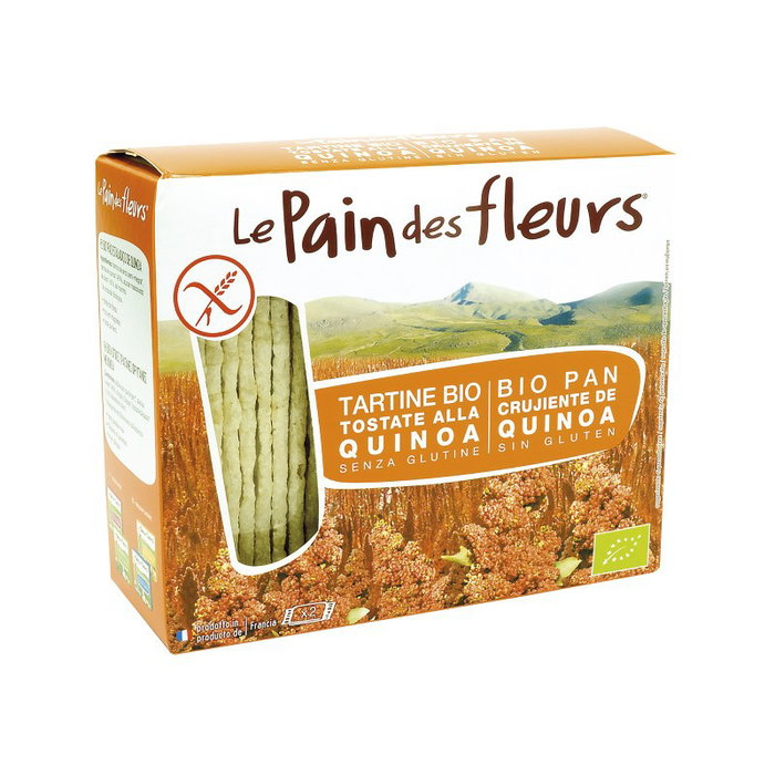 LE PAIN DES FLEURS Cracker Quinoa Bio Sin Gluten Vegana 150g