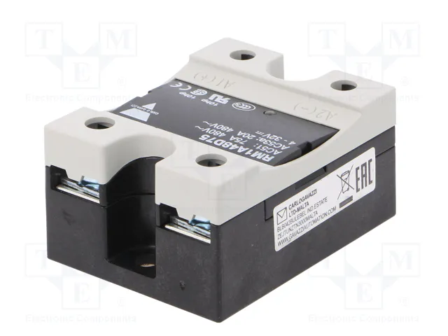 CARLO GAVAZZI RM1A48D75 Relé de semiconductor monofásico 75A 42-530VAC