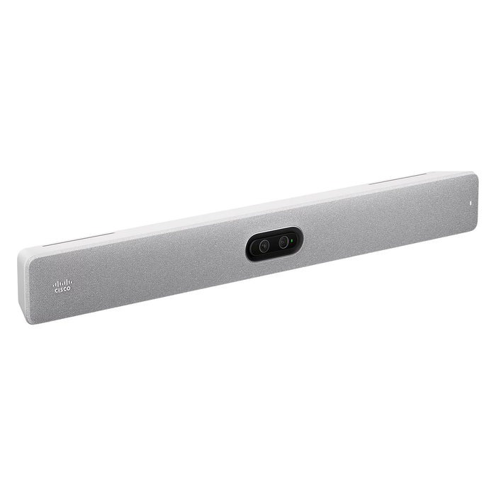 Cisco Systems Inc. Room Bar Pro - Kit de montaje para sistema de videoconferencia en grupo 4K Ultra HD, 60 fps, cámara doble 48 MP, PoE, gris
