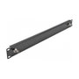 DeLOCK Panel frontal de 19″ con 2 x BNC hembra 1U negro