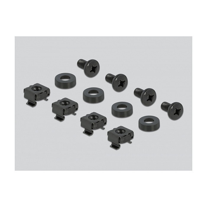 DeLOCK Panel frontal de 19″ con 2 x BNC hembra 1U negro