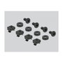 DeLOCK Panel frontal de 19″ con 2 x BNC hembra 1U negro