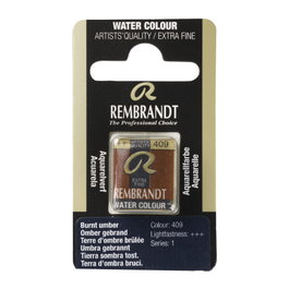 Rembrandt Acuarela Pastilla Tierra Sombra Tostada 409