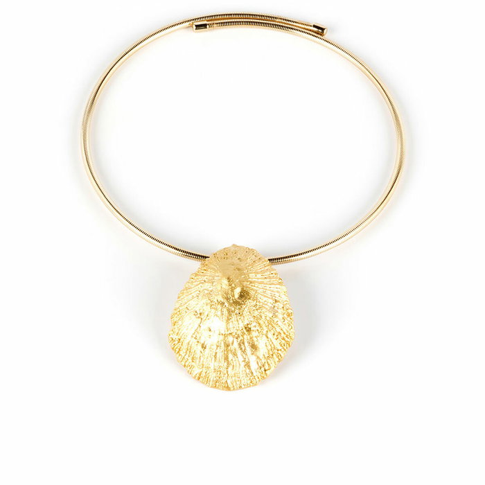 Shabama Collar Elástico Calobra Oro Brillo