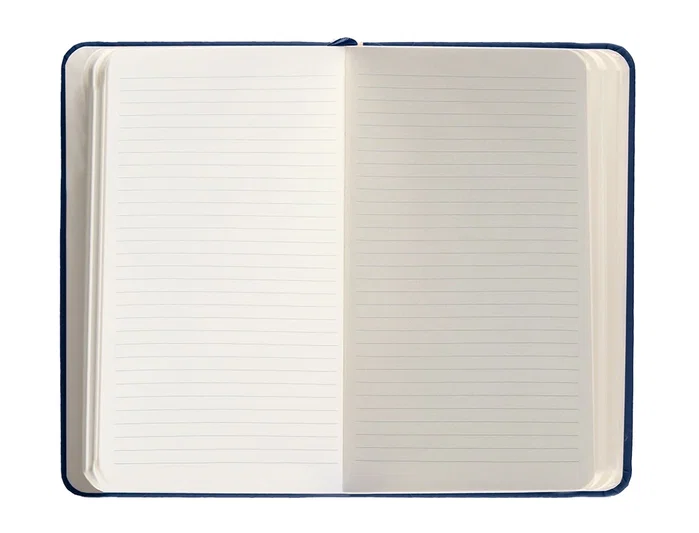Antartik Cuaderno Tapa Dura A6, 100 Hojas Rayadas 80gr FSC, Azul Marino, Cierre Gomilla, Bolsillo Interior Antartik Cuaderno Tapa Dura A6, 100 Hojas Rayadas 80gr FSC, Azul Marino, Cierre Gomilla, Bolsillo Interior