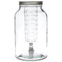 Home Deco Factory Dispensador de Bebida 5,5L con Infusor Colección Cocktail Lounge Vidrio Soplado