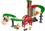 Brio World 33887 Plataforma Multimodal Grand Circuit - Circuito de Trenes de Madera - Caja 32 Piezas - A Partir de 3 Años