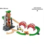 Brio World 33887 Plataforma Multimodal Grand Circuit - Circuito de Trenes de Madera - Caja 32 Piezas - A Partir de 3 Años