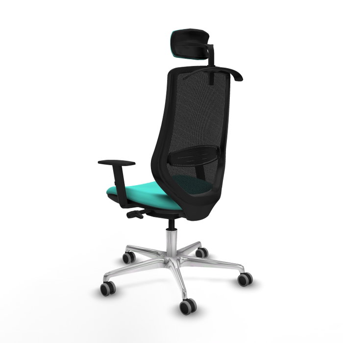 PIQUERAS Y CRESPO Silla de oficina Mardos con mecanismo Sincro/Traslack, Turquesa y Negro PIQUERAS Y CRESPO Silla de oficina Mardos con mecanismo Sincro/Traslack, Turquesa y Negro