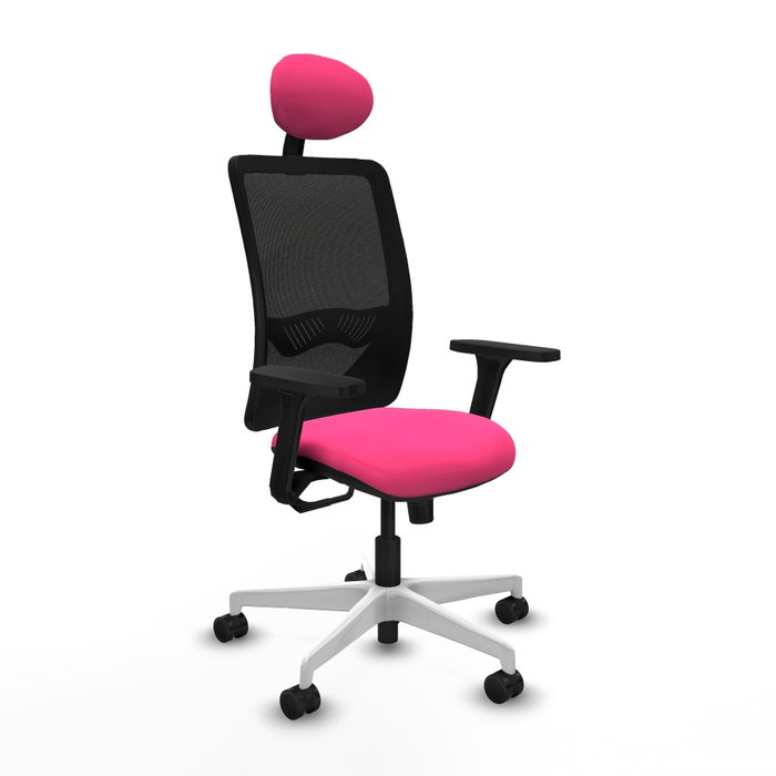PIQUERAS Y CRESPO Silla de oficina Zulema Rosa con mecanismo Sincro PIQUERAS Y CRESPO Silla de oficina Zulema Rosa con mecanismo Sincro