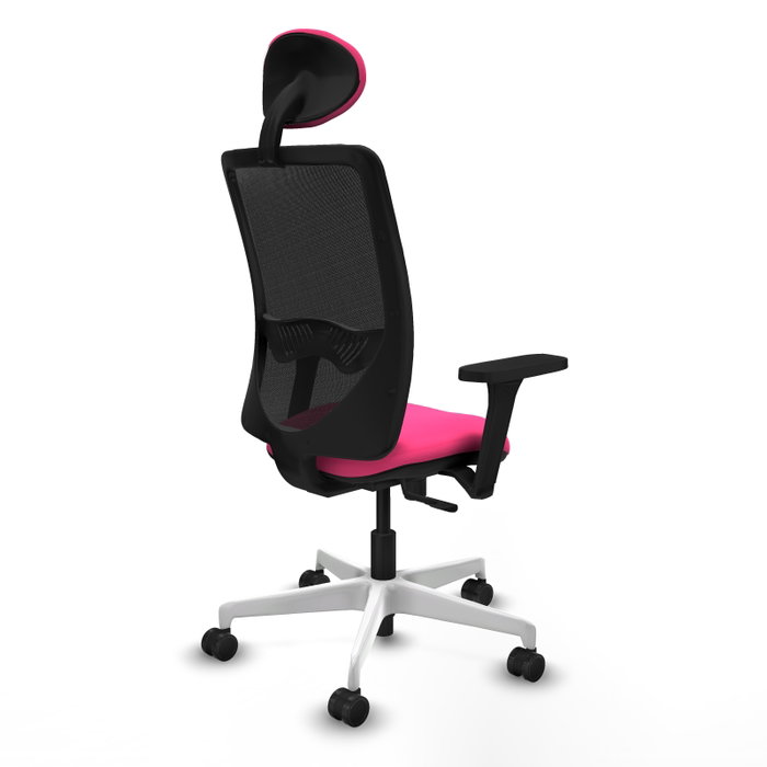 PIQUERAS Y CRESPO Silla de oficina Zulema Rosa con mecanismo Sincro PIQUERAS Y CRESPO Silla de oficina Zulema Rosa con mecanismo Sincro