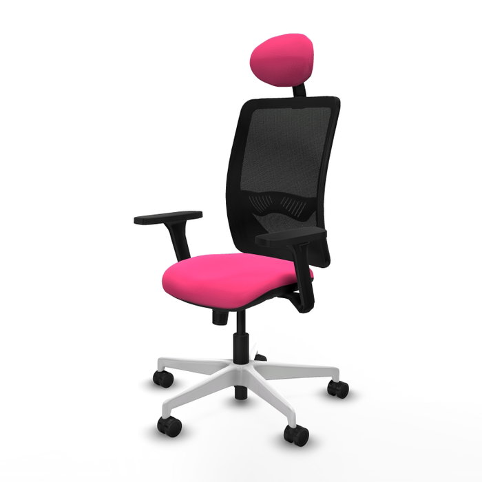 PIQUERAS Y CRESPO Silla de oficina Zulema Rosa con mecanismo Sincro PIQUERAS Y CRESPO Silla de oficina Zulema Rosa con mecanismo Sincro