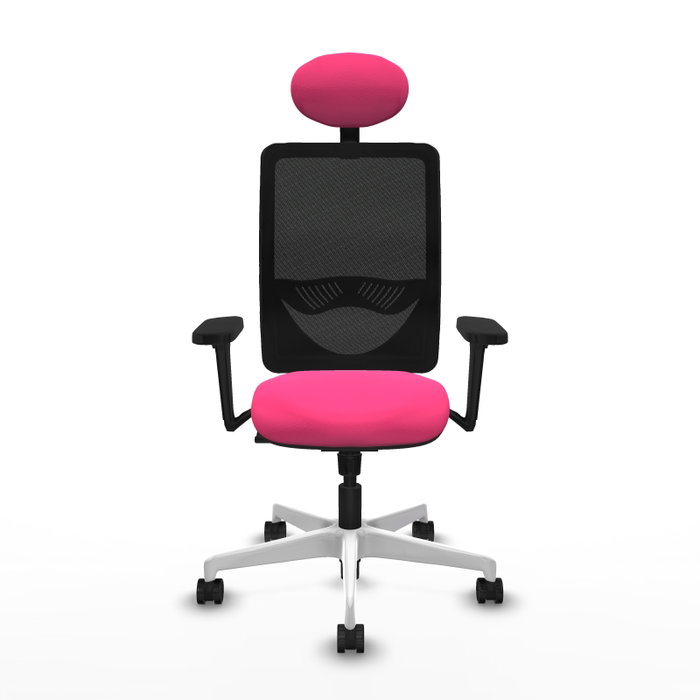 PIQUERAS Y CRESPO Silla de oficina Zulema Rosa con mecanismo Sincro PIQUERAS Y CRESPO Silla de oficina Zulema Rosa con mecanismo Sincro