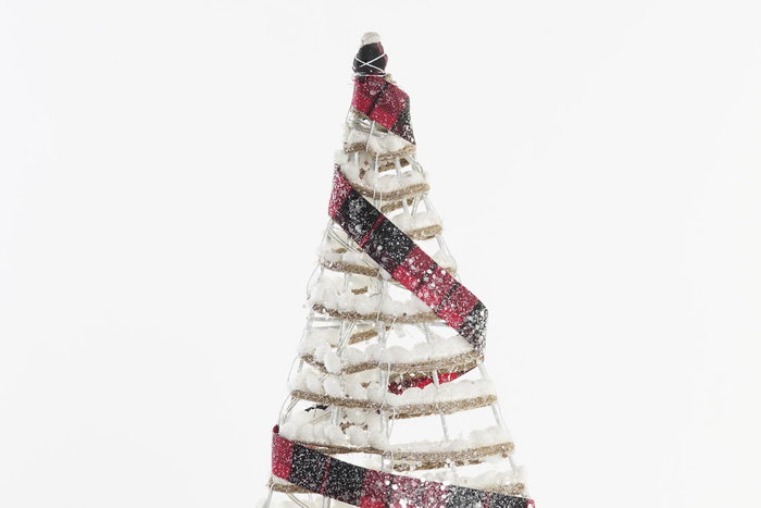 DKD Home Decor Árbol Navidad Natural Blanco 12 x 60 x 29 cm DKD Home Decor Árbol Navidad Natural Blanco 12 x 60 x 29 cm