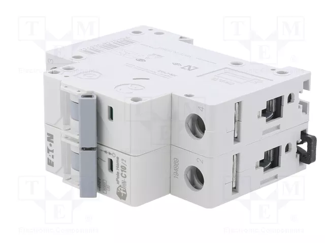 EATON ELECTRIC Interruptor magnetotérmico HN-C10/2 2 polos 10A 6kA