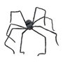 My Other Me Araña Gris Talla 80 X 18 X 8 Cm Talla Ropa M