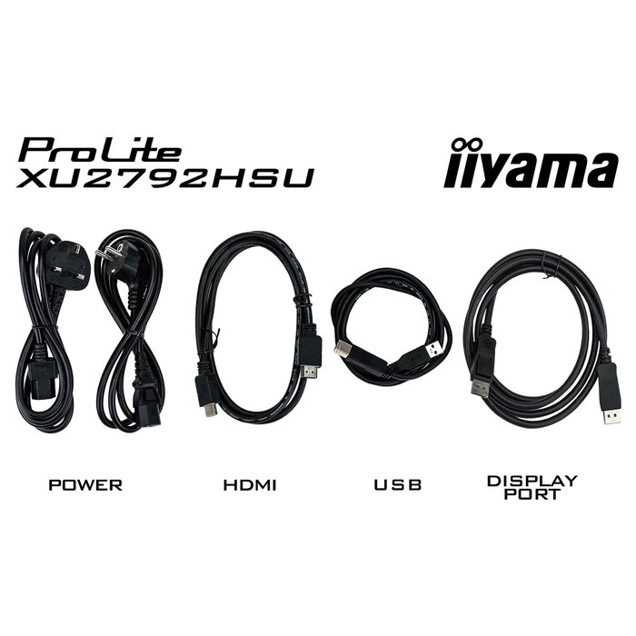Iiyama ProLite XU2792HSU-B6 Monitor 27" Full HD IPS 100Hz 0.4ms HDMI DisplayPort USB Altavoces Negro