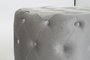 DKD Home Decor Set de 2 Reposapiés de Terciopelo Gris