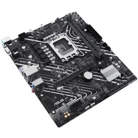ASUS Prime H610M-E-CSM Placa Base Intel LGA 1700 DDR5 PCIe 4.0 Micro ATX con 2 Ranuras M.2, Wi-Fi, Aura Sync RGB, CSM y Control Avanzado de Refrigeración